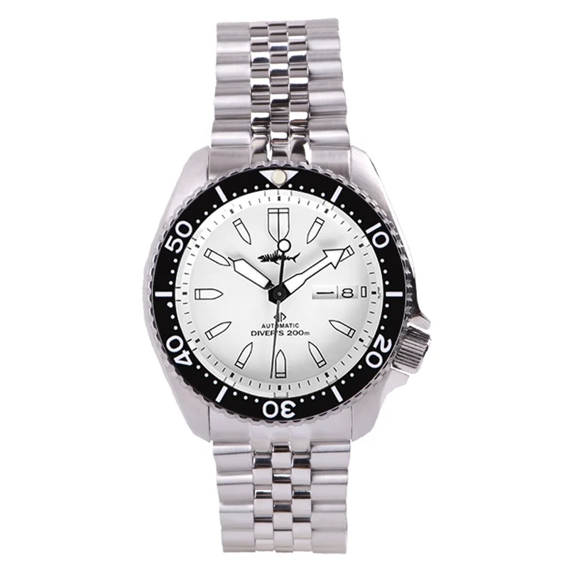 Sharkey SKX007 Men Japan NH35 Movement 200M Diving Dive Automatic Sapphire Crystal Watch