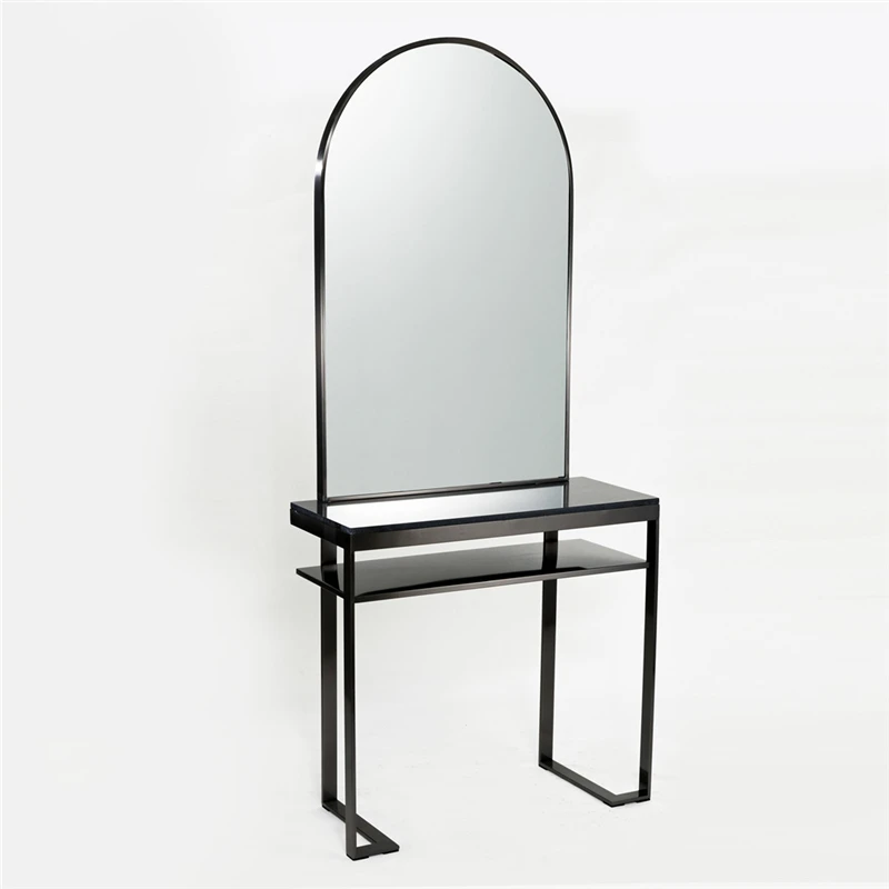 Cheap Factory Price led round mirror for salon style hair beauty salon mirror station hairdressing