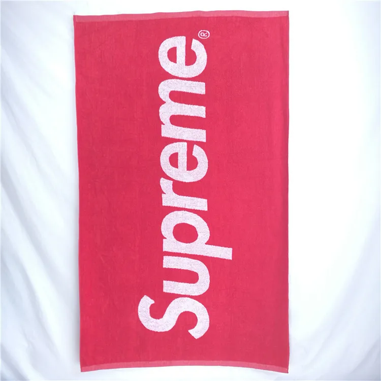 MRTONG Custom 100% cotton Velour beach towel With Reactive Printing Logo