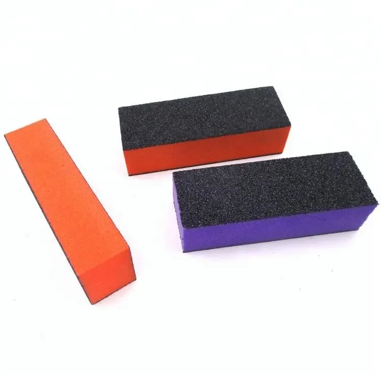 Wholesales Private label logo Nail File Sponge Sanding Block Nail Buffer