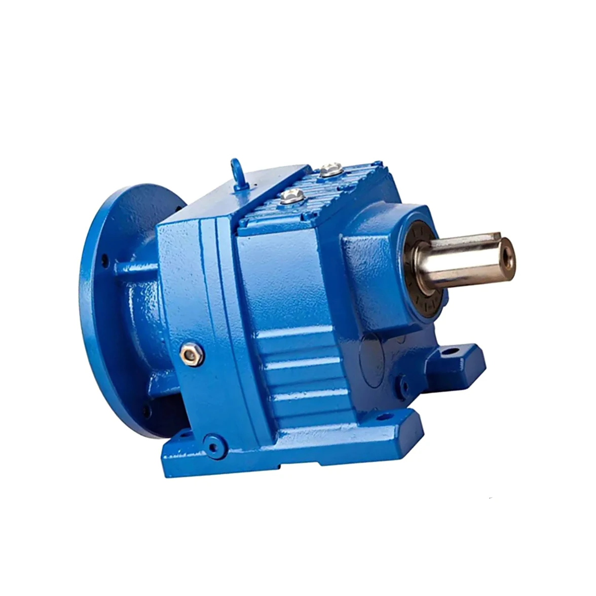 Industrial High Precision R Type Helical Gearmotor With Input Flange Motorreducer Planetary Gear Motor For Concrete Mixer