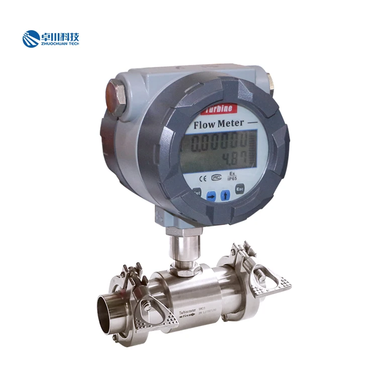 Liquides Flowing Metered Flowmeter Water Turbine Flow Meter