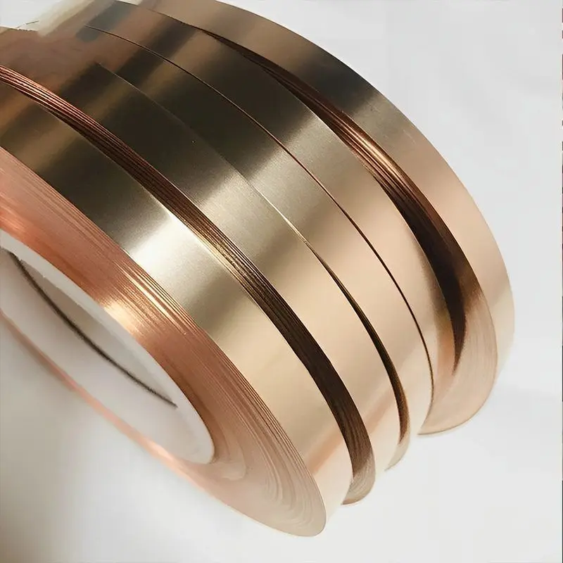 Manufacturer price 5N 6N occ C1100 T2 C10100 C10200 Heating 99.9% Pure Copper Coil Strip/Tape Copper Foil