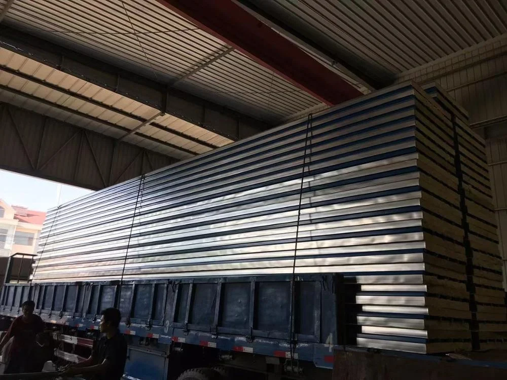 Best Selling A1 GRADE Fire Rated Corrugated Roof Panel rock wool Sandwich Panel