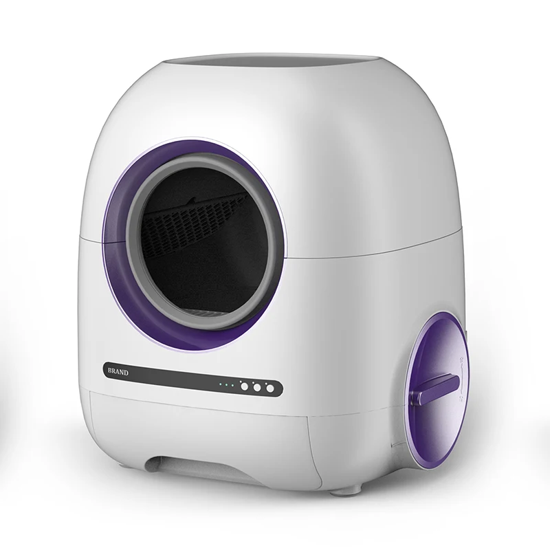 Smart Intelligent Setting Button Cat Litter Tray Control Auto Cleaning Cat Litter Box Luxury Automatic Self Cleaning Cat Toilet