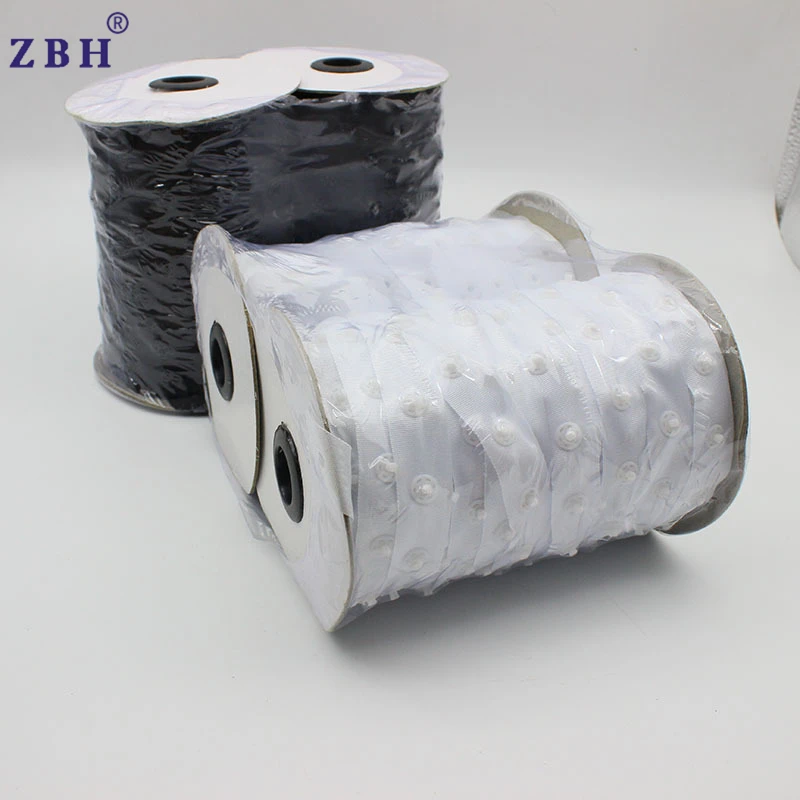 Factory wholesale Plastic Snap Tape,Button Tape For Garments