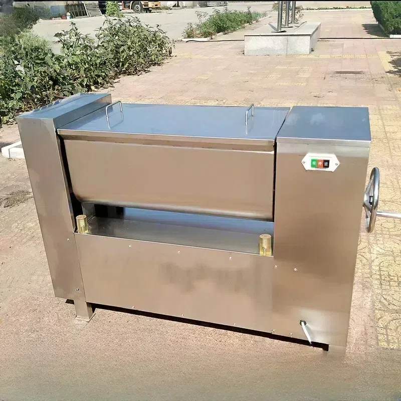 100L Hopper Marinade Granular Feed Dumpling Bun Puree Stuffing Meat Mixer Machine