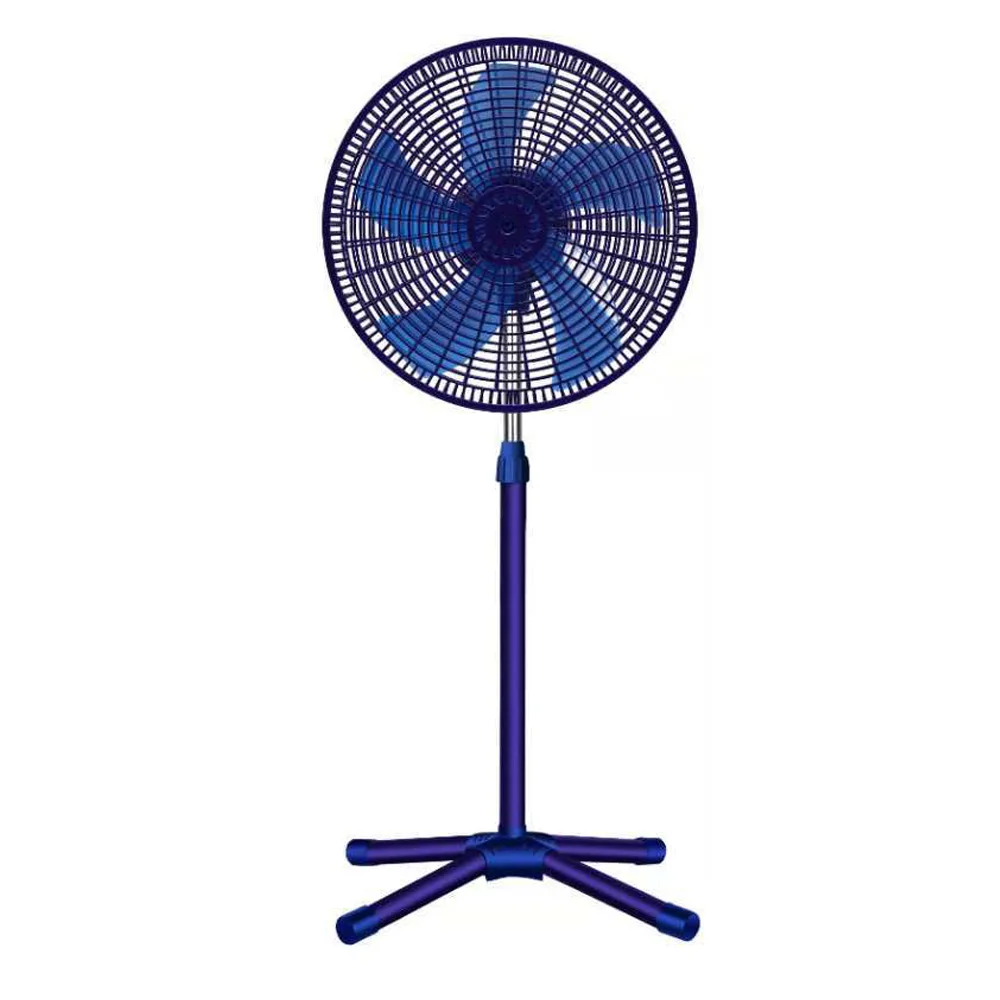 Hight quantity 18 inch plastic stand fan with cross base for household(Africa style)