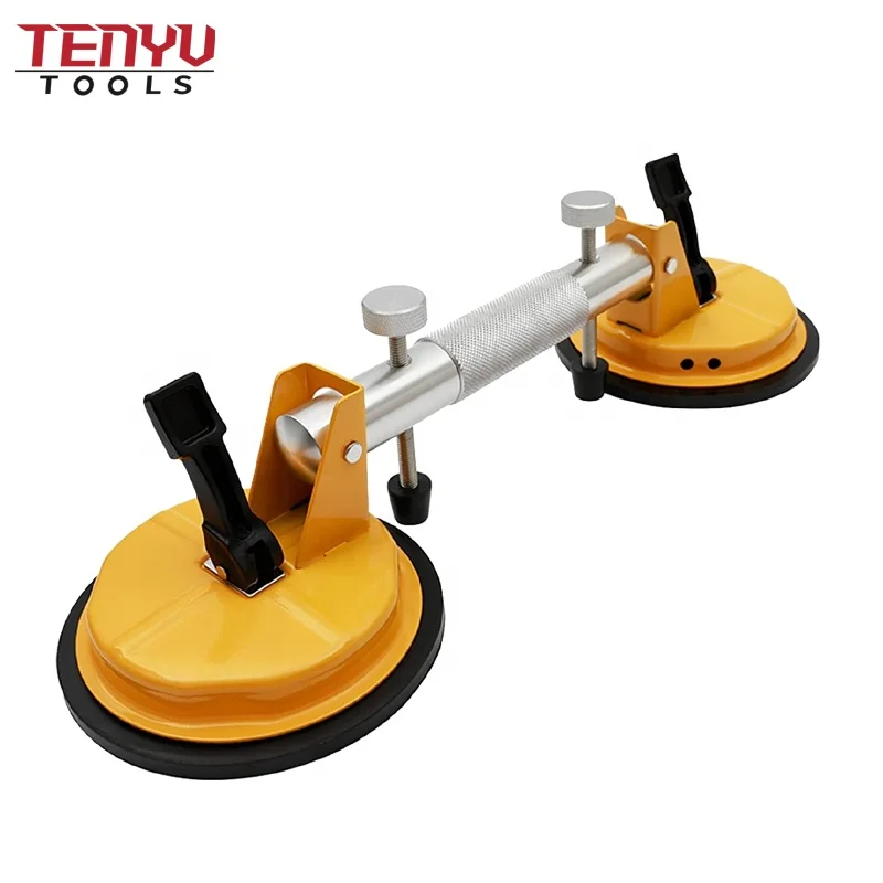 Heavy-Duty Tile Glass Suction Lifter Cup Stone Seamless Seam for Pulling and Aligning Tiles Flat Surfaces Setter Building Tools