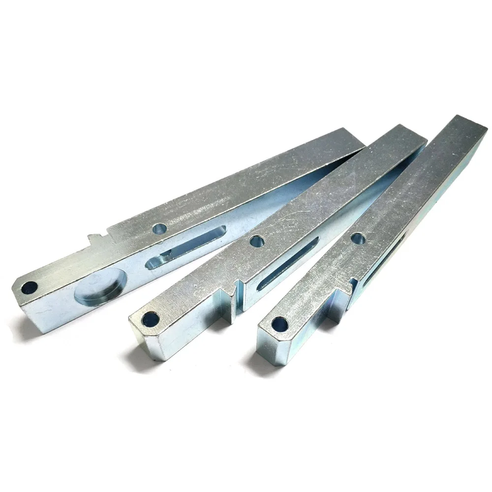 China Custom CNC machined parts metal processing zinc plated steel parts