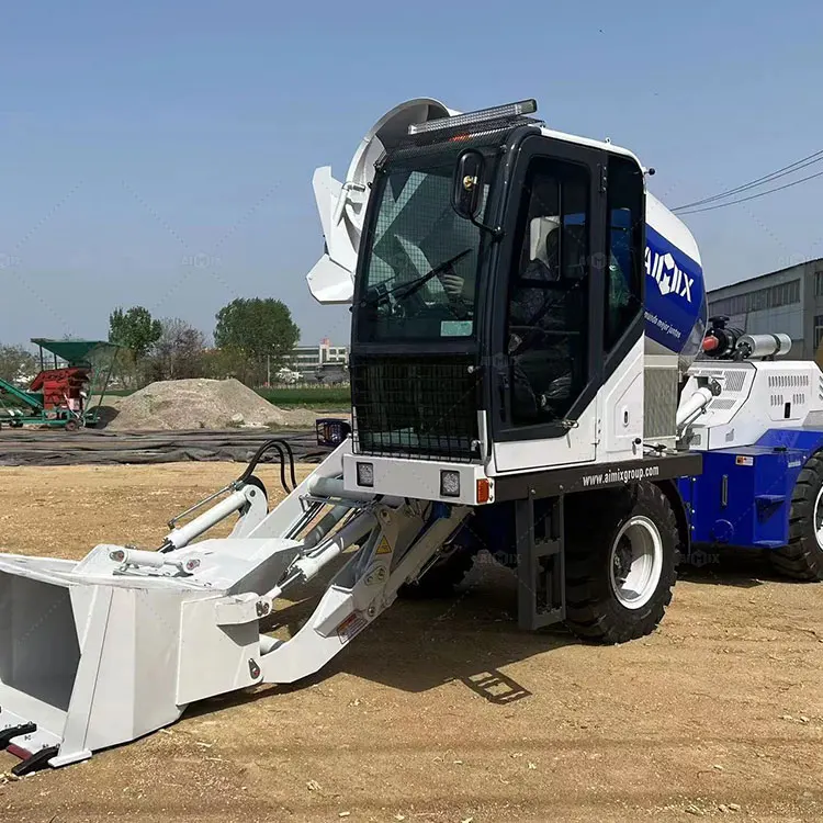 Aimix 3.5 Cubic 4 Cubic Per Batch Auto Self Loading Concrete Mixer Trucks Machine In Mexico
