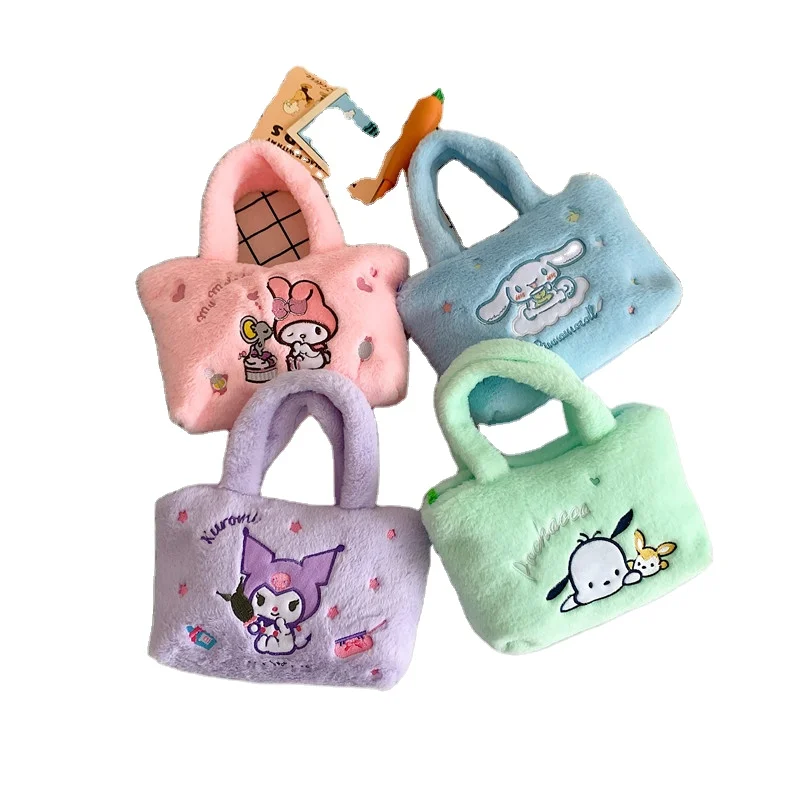 Лидер продаж, готовые к отправке, милые плюшевые сумки с мультяшным персонажем, плюшевая сумка на плечо, плюшевая сумка с тигровым медведем
