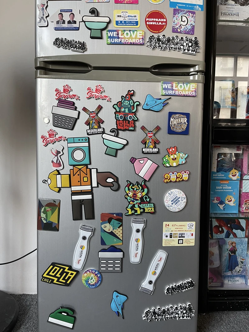 PVC Fridge Magnet Fruit and Vegetable Baby Early Education Color Cognitive Magnetic Black Whiteboard Sticker Magnet Gifts