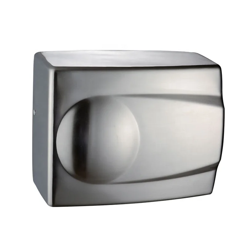 Hotel wall mount high power iron brush electric automatic hand dryer for toilet