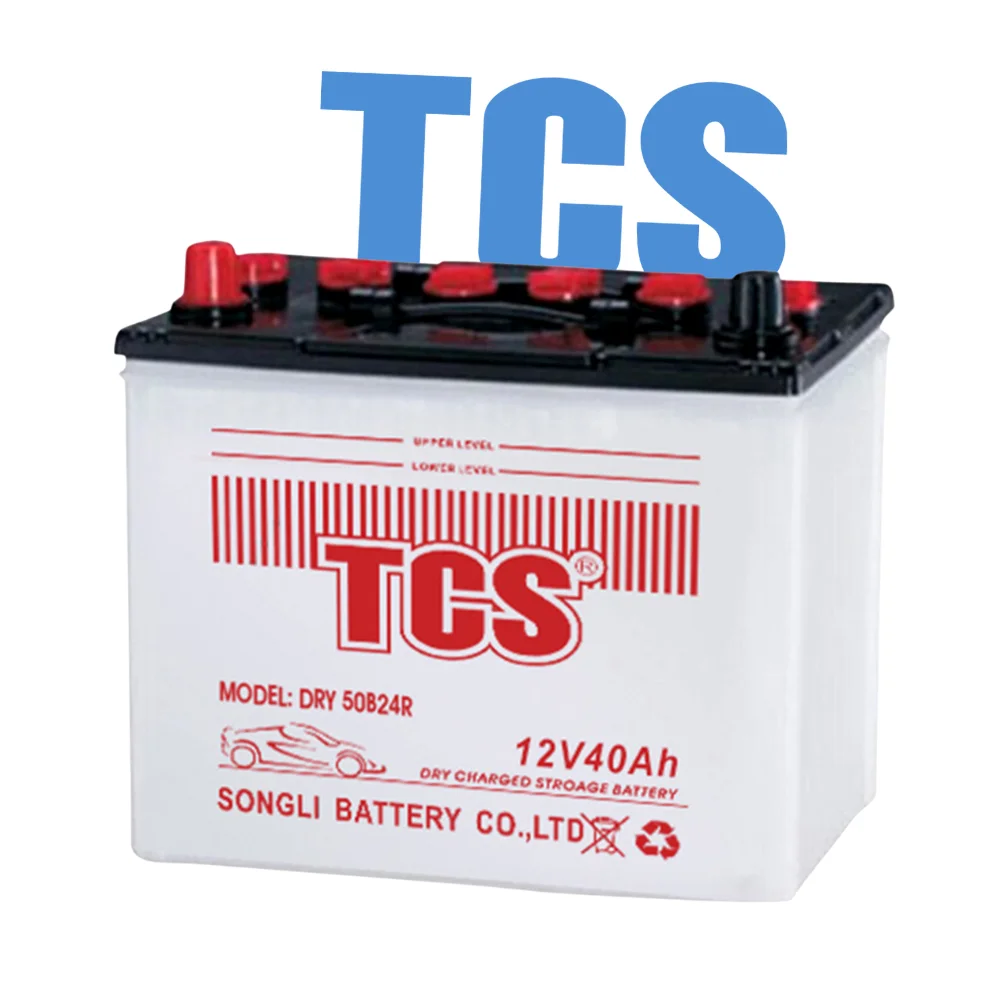 Factory Price Dry50B24R Jis 12 V Car Battery For Excavators