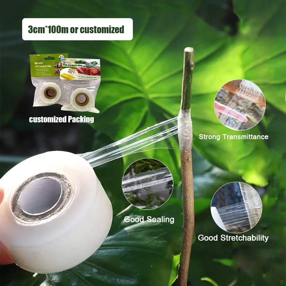 ANTI Factory Price Clear Floristry Film Parafilm Nursery Grafting Gardening Tape For Agriculture