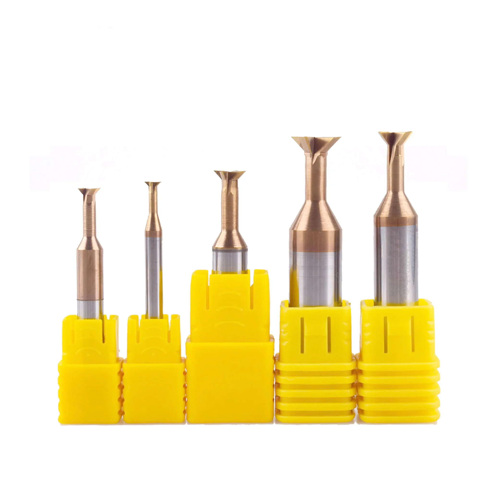 45 Degree Solid Carbide 4 Flutes Dovetail End Mill Milling Cutter For Steel