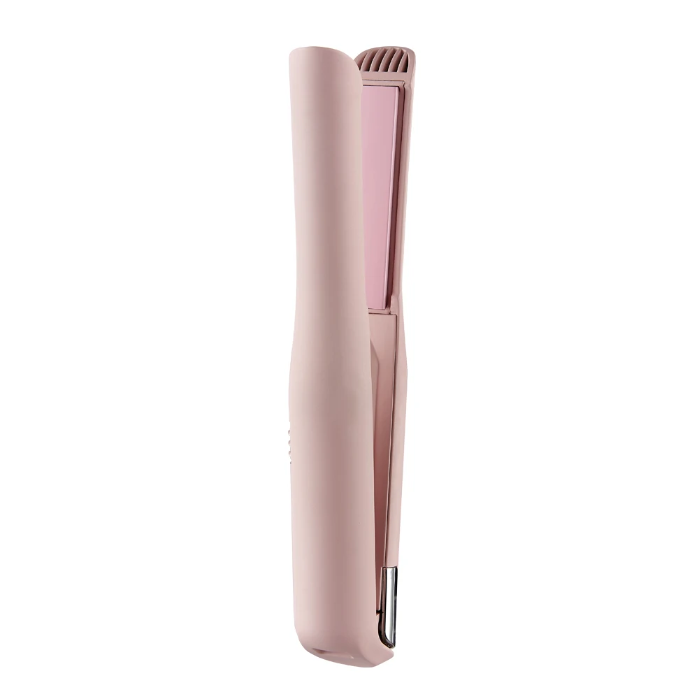 CE Rohs certificate usb wireless rechargeable professional ceramic flat iron mini hair straightener