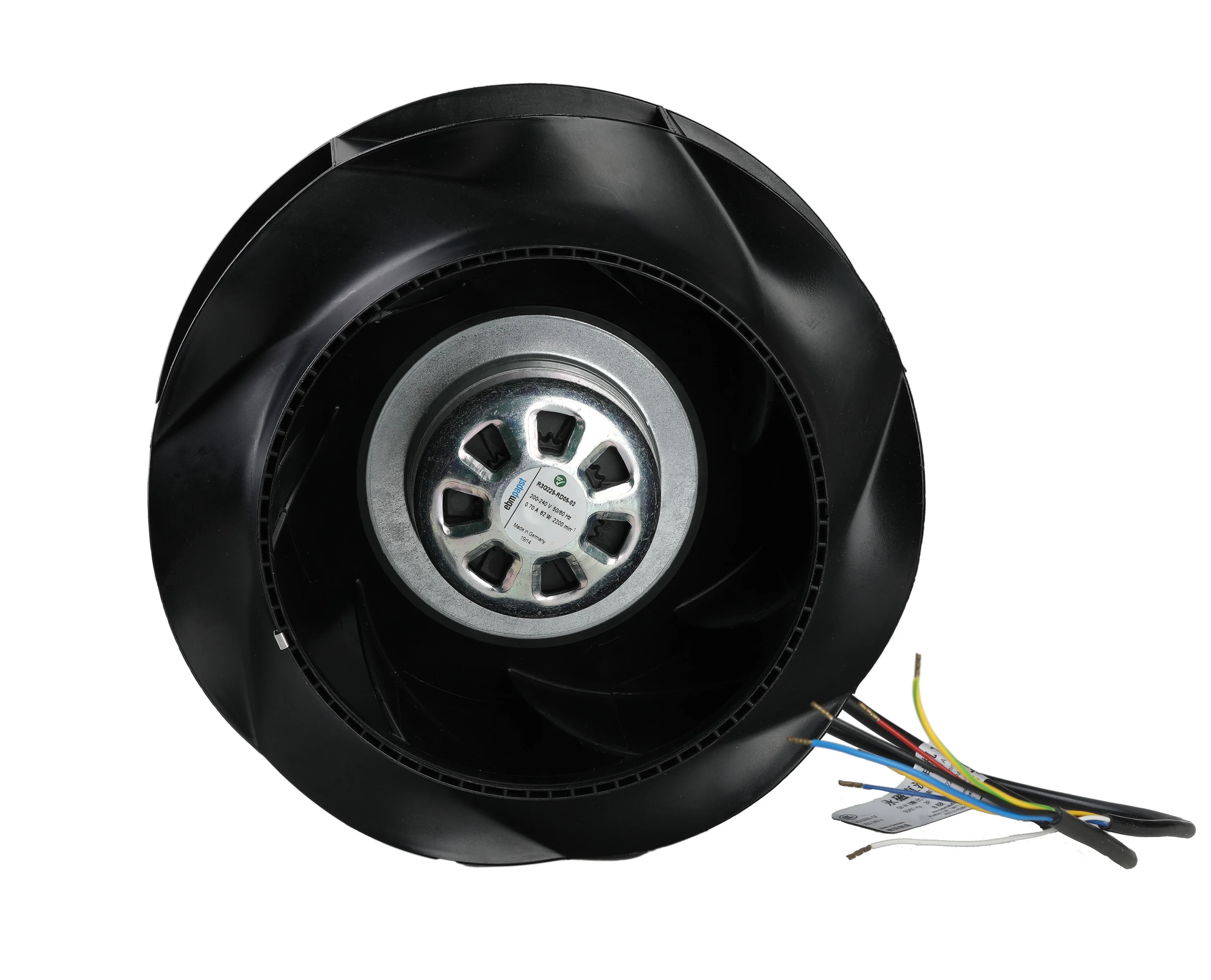 R3G225-RD05-03 ebmpapst EC centrifugal fan EBM-PAPST TYPE:R3G225-RD05-03 230V EBM FAN