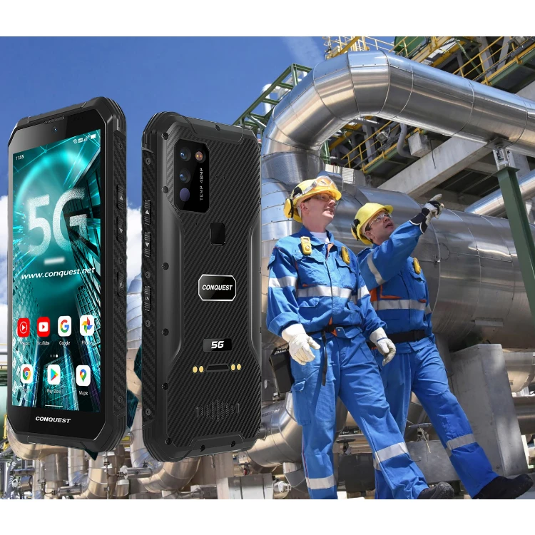 cheap rugged phone Poc walkie talkie industrial intrinsically safe mobile phones 5G Android11 4400mAh 8+128GB IP68 waterproof