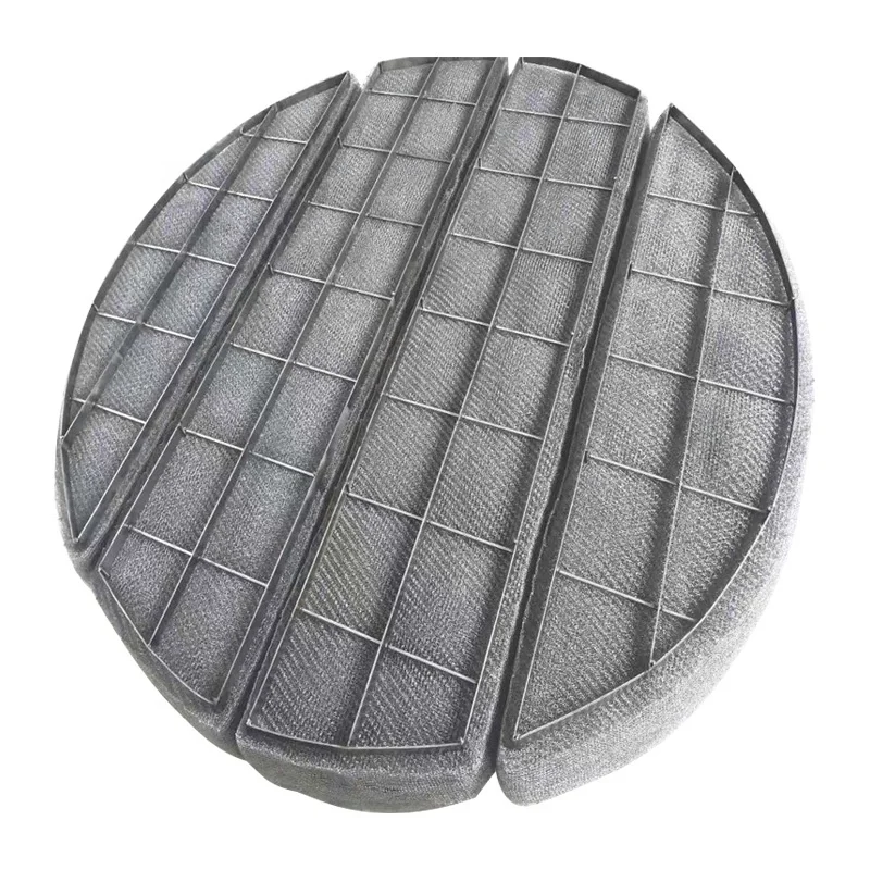 HOT SALE 0.2 0.25mm diameter flat wire 304 304l 316 316l stainless steel wire mesh demister pad for industry