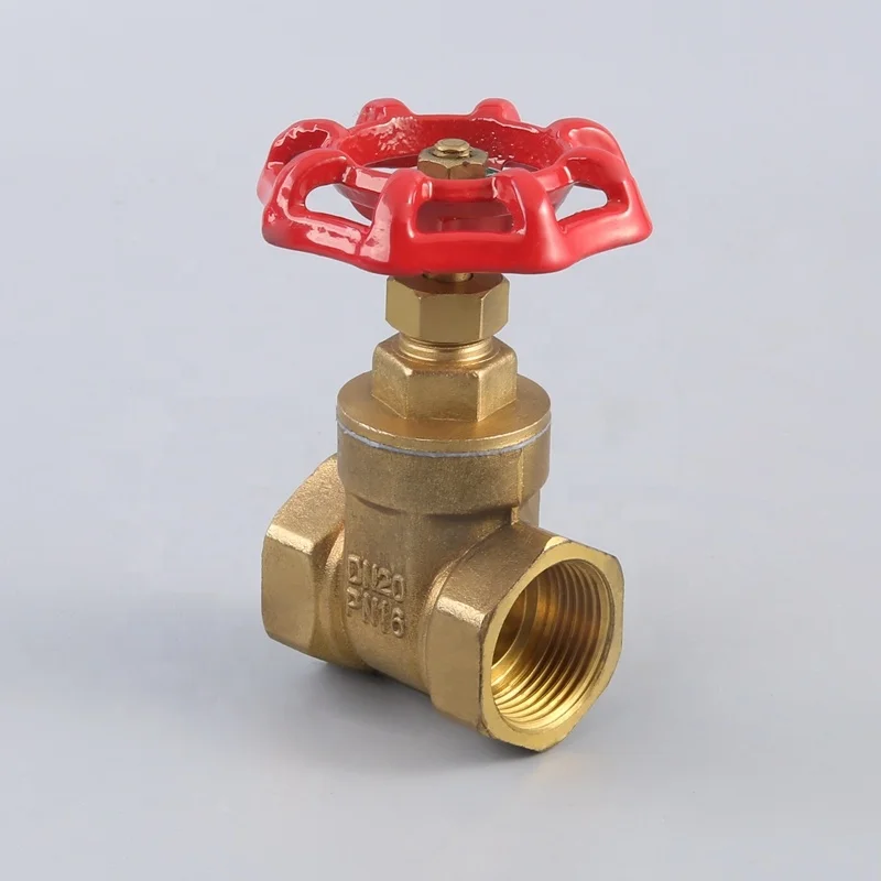 brass manual forged gate valve BSP NPT female thread for water oil gas handle wheel