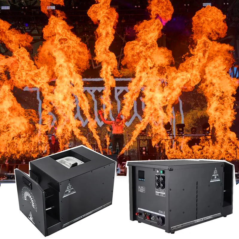 210 Degree Fire Flame Machine Music Festival Events DMX Fireworks Machine Stage Effect Moving Head Fire Flame Machine Stage