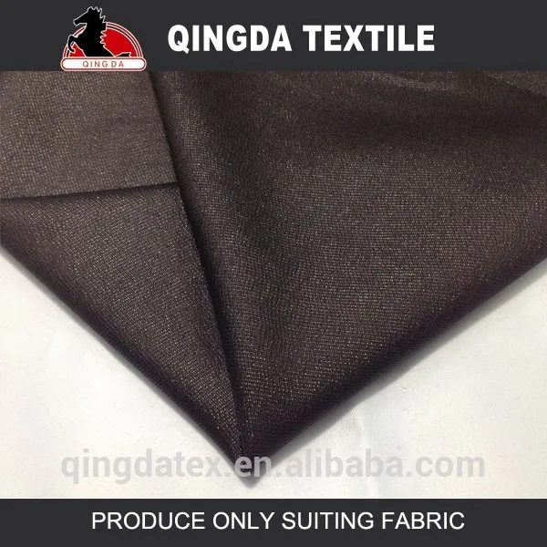 Plain design cheap price woven 90%poly 10%rayon Indian mens suit fabric