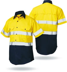 hot price back breathable stitching style reflective safely workwear