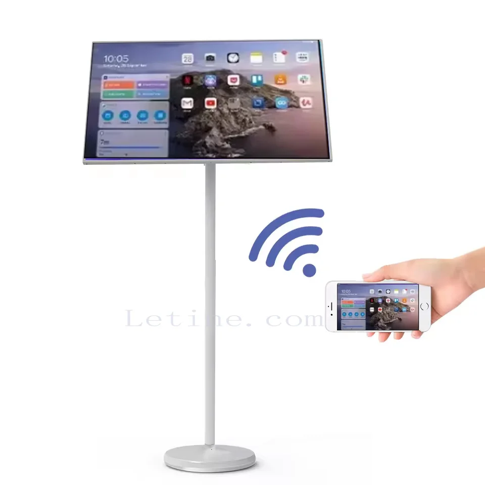 Factory Price Android Indoor Smart Interactive Tablet Portable TV Battery Wireless Movable Touch Gaming Monitor