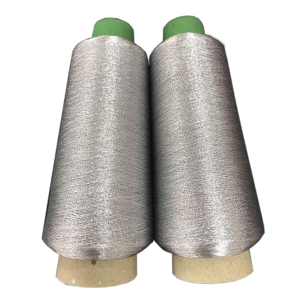 Silver Metallic Embroidery Yarn Cheap Embroidery Thread Ms Type
