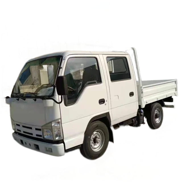 ISUZU 98hp 1,5 тонны двойная кабина 4x2 4-колесный белый легкий грузовик