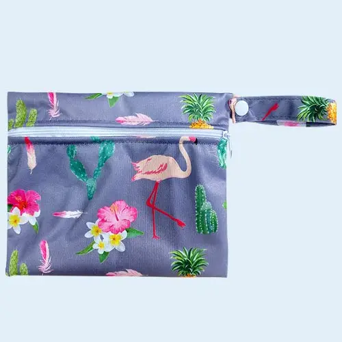 Washable Wet Bag Portable Sanitary Pads Storage Bag Reusable Sanitary Pad Pouch