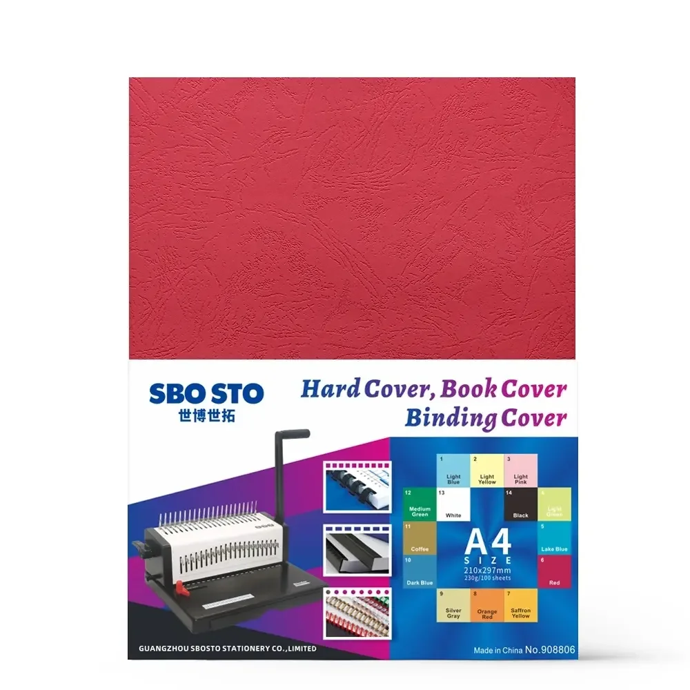 China factory wholesale High Quality Colored Embossed Cover Paper Binding Cover Paper A4 A3 180gsm 230gsm