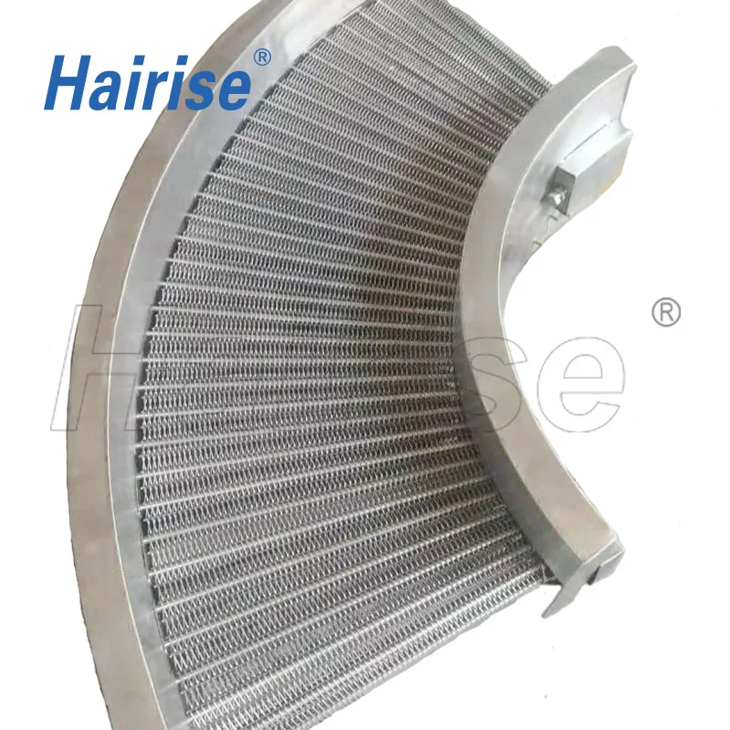 Hairise small stainless steel slat top conveyor chain for automatic conveyor system