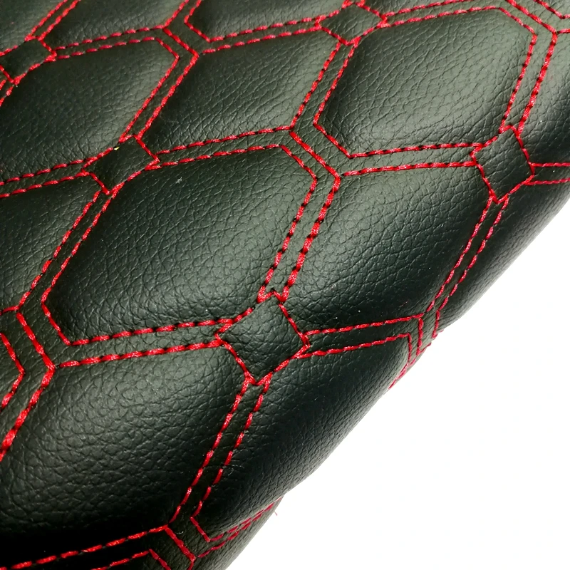 Wholesale stitch leather outdoor furniture fabric PVC artificial car seat upholstery sofa leather
