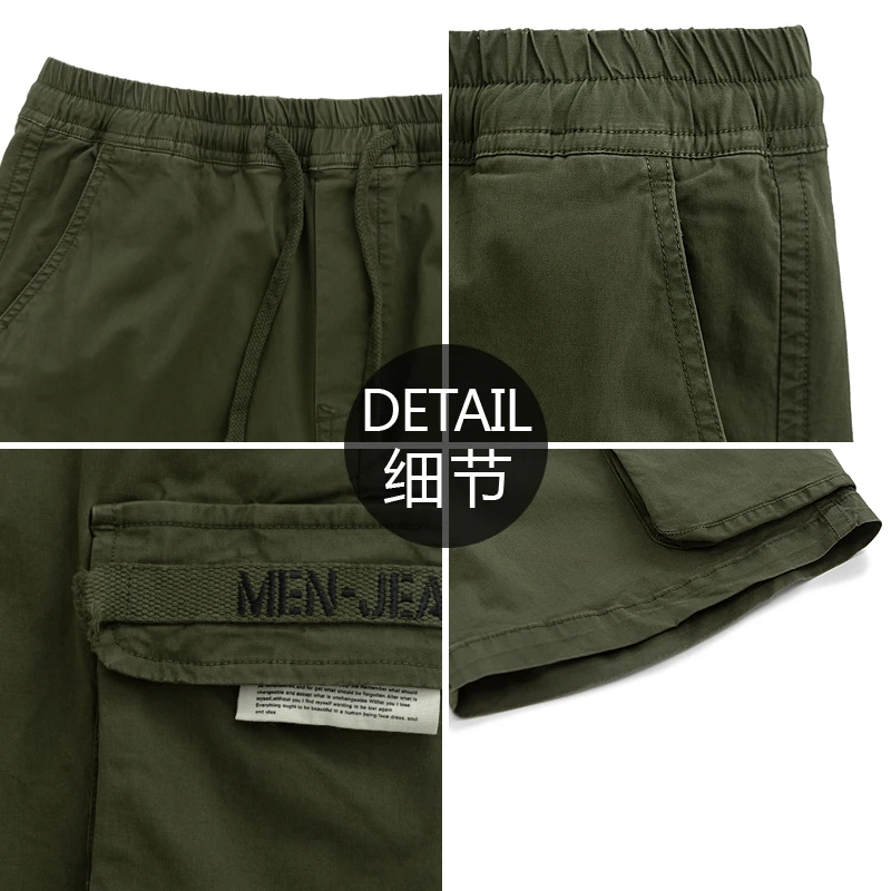 SABIN factory wholesale drop shipping high quality stretch fabric slim fit mens 6 multi pockets workout shorts mens cargo shorts