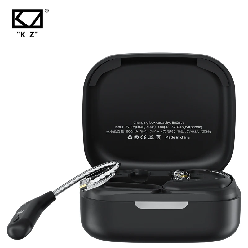 KZ AZ09 Upgrade HIFI Bass In Ear Monitoring TWS Earphone Super Bass TWS HD BT5.2 Ear Hook Earphone
