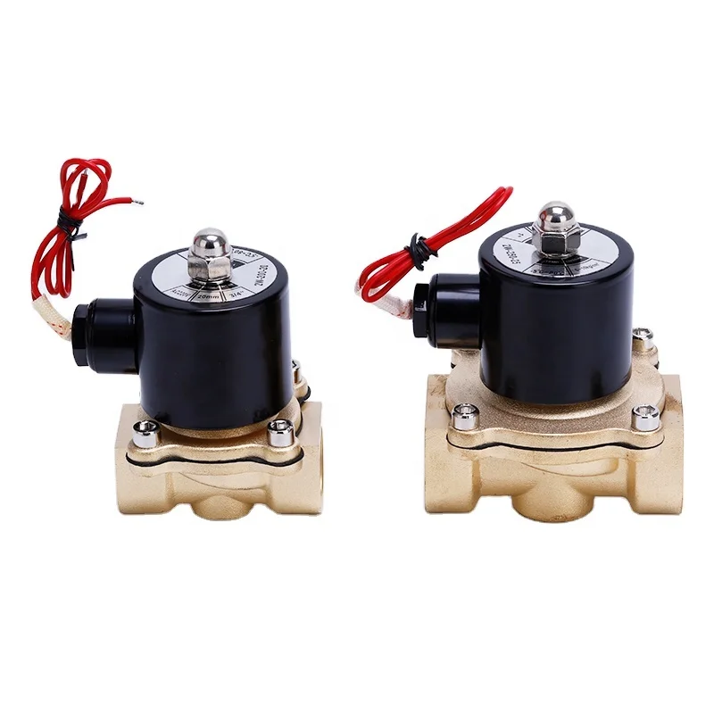 Автоматический нормально замкнутый тип резьбы 2W200-20 G3/4, латунный Соленоидный клапан для воды/воздуха, цена, пневматический клапан, 2/2