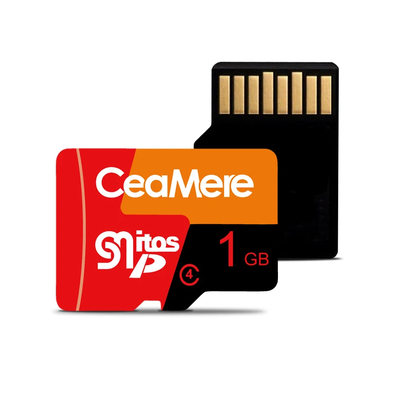 Ceamere Three Colors Pattern 1GB Micro Memory Cards Mobile Phone TF Carte 16GB 32GB 64GB 128GB 256GB 1GB Memory Storage Card