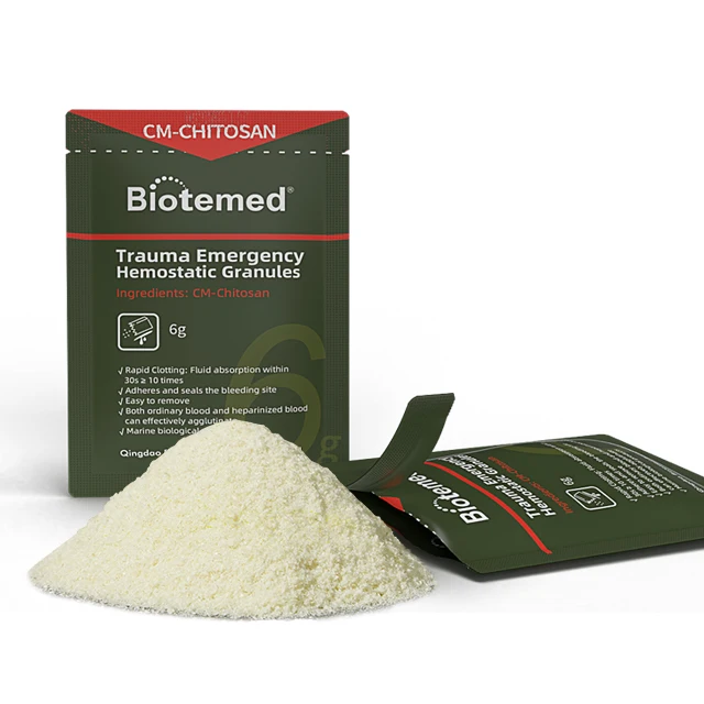 China Manufacture Quality Top Quality And Good Price First Aid Hemostatic CM-Chitosan Granules