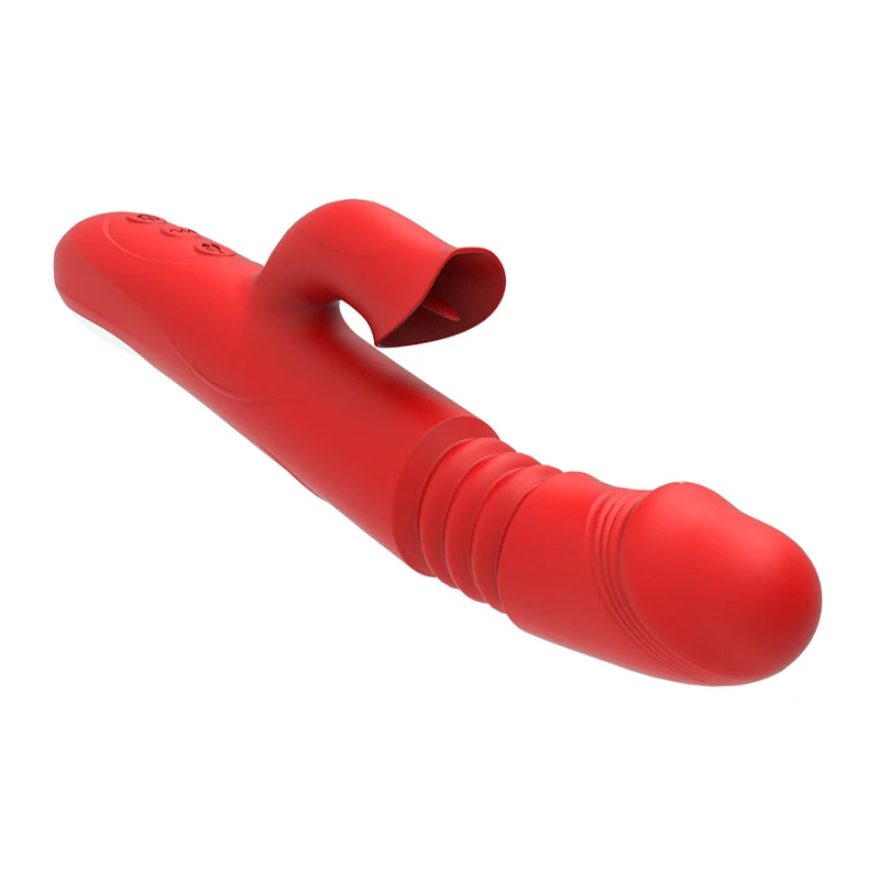 Wholesale Automatic Telescopic Rotation G-Spot Clitoris Rabbit Wand Vibrator Female Masturbation Sex Toys For Women