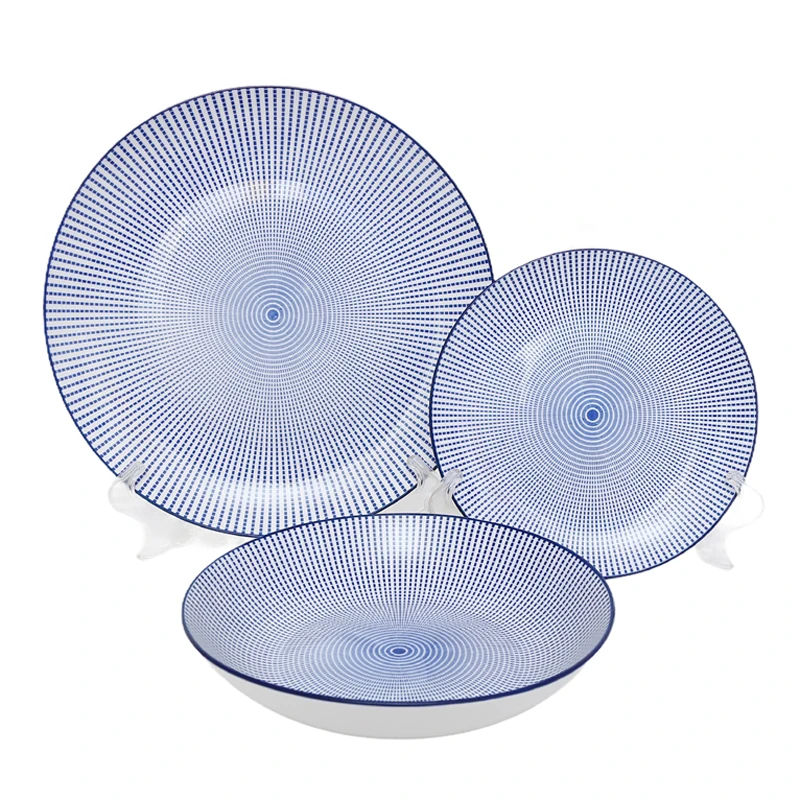 16pcs Luxury Dinner Set For Home And Kitchen,Christmas Dinnerware Sets With Decals,Porcelain Dinner Sets