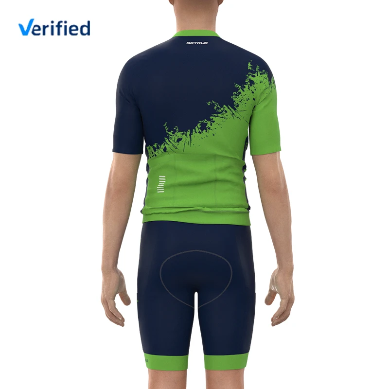 Bicycle Suit Cycling Wear Summer Sublimation Bicycle Sportswear Hot Selling Italian Fabric Professional Men Cycling Clothing Set