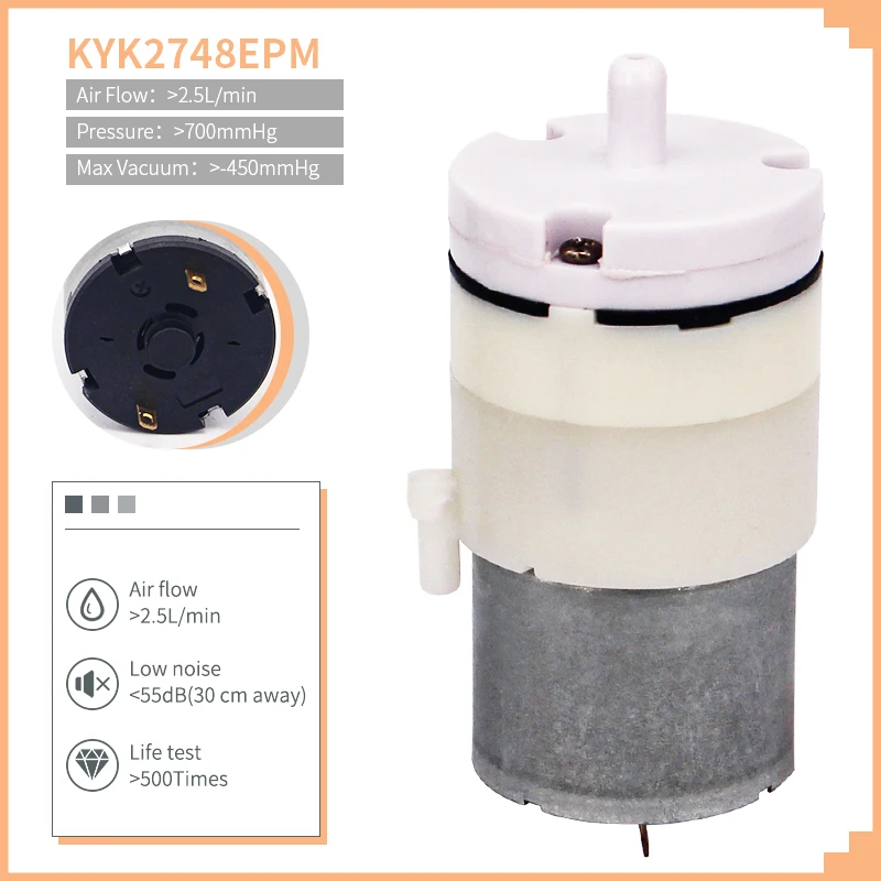 Medical Equipment 5V DC High Temperature Small Electric Vacuum Pump