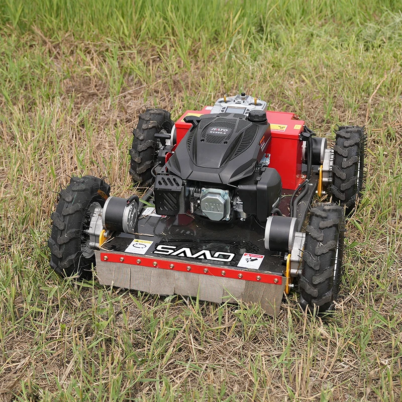 Agricultural Robotic Gasoline Self-Charging Battery Powered Wireless Radio Control Lawn Mower Robot
