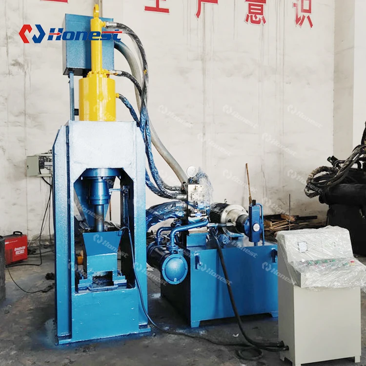 Automatic Vertical Hydraulic Briquetting Press for Aluminum Copper Steel Iron Chips