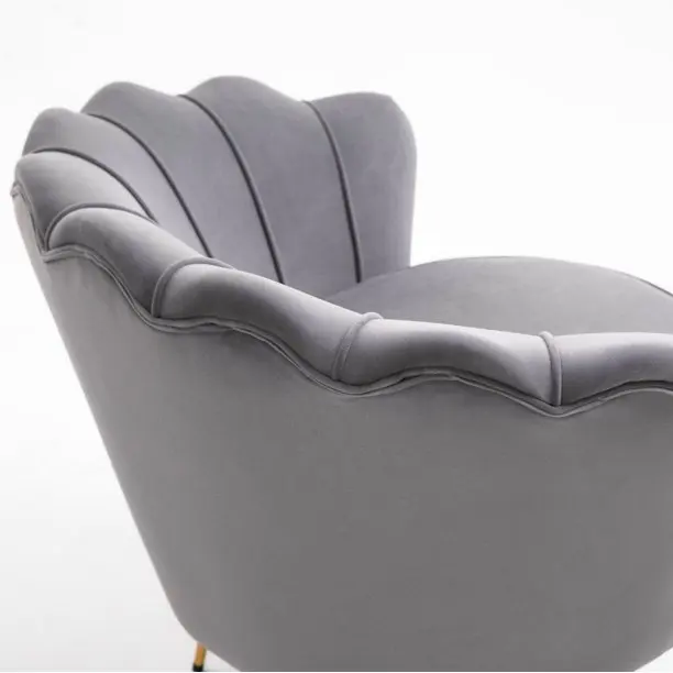 Mid Century Upholstery Fabric Recliner Velvet Sofa Chair