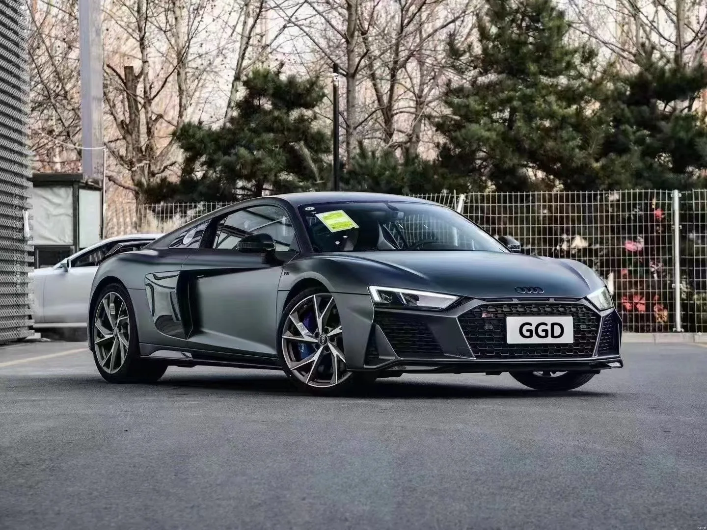 16-18 models upgrade conversion 20 midels- PP/carbon fiber Body Kit bumper Grill Side skirts for Audi R8