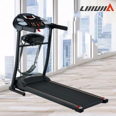 Lijiujia Wholesale Portable Mini Walking Pad treadmill Slim Motorized Cheap Flat Foldable Electric Treadmills For Sale
